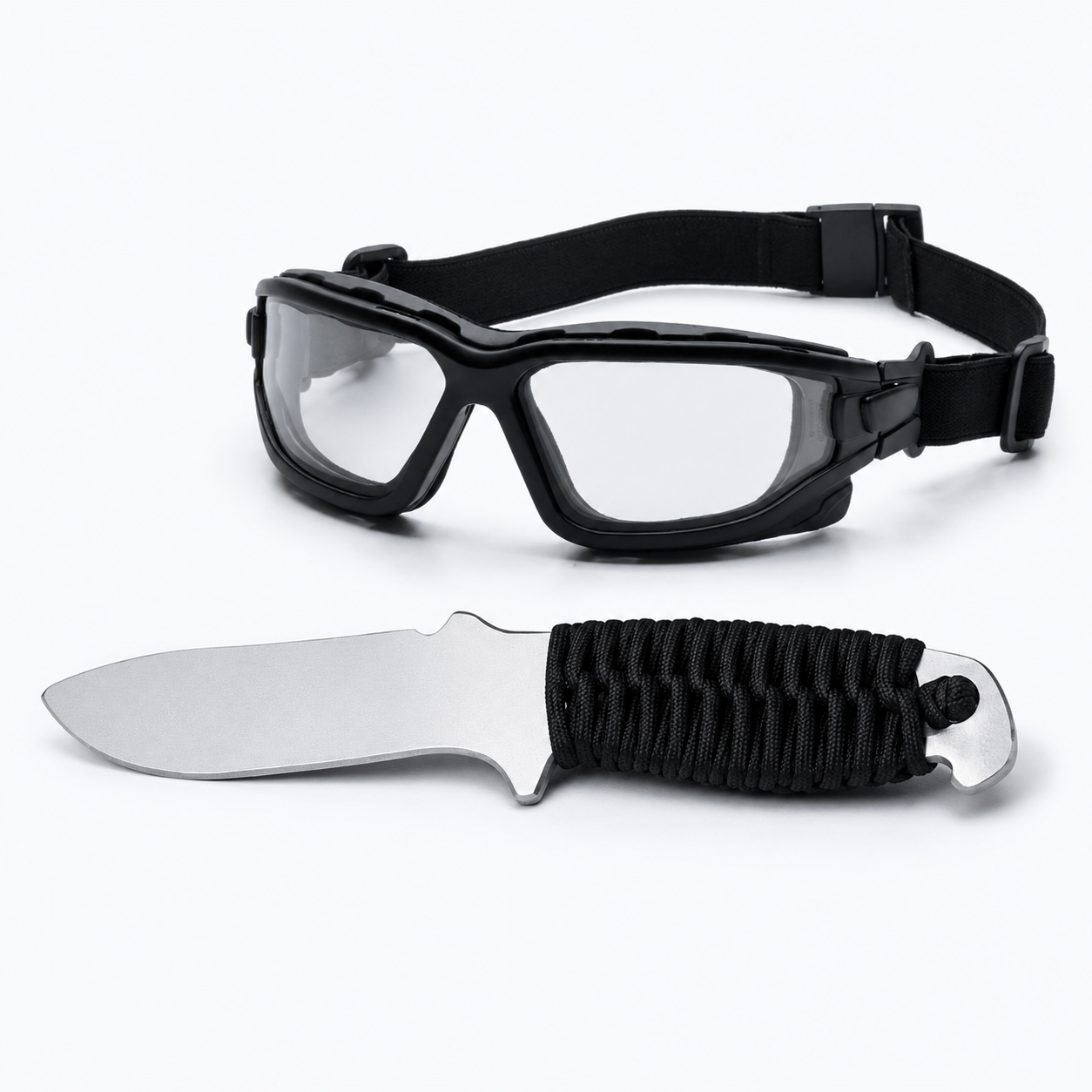 Pack daga para entrenar Kali Filipino con cuchillo de entrenamiento y gafas de protección